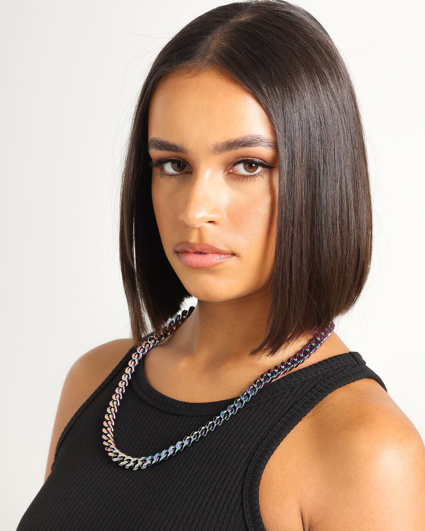 Guess Mainline 23 8mm Curb Chain Iridescent、mySite、zt4zffjzw