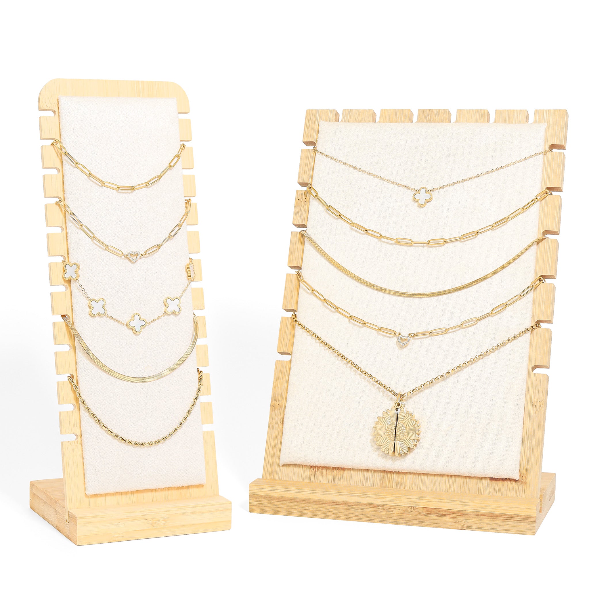 18K Gold PVD Stainless Steel Necklace and Bracelet Jewelry Set / BND0062、mySite、dreamappss