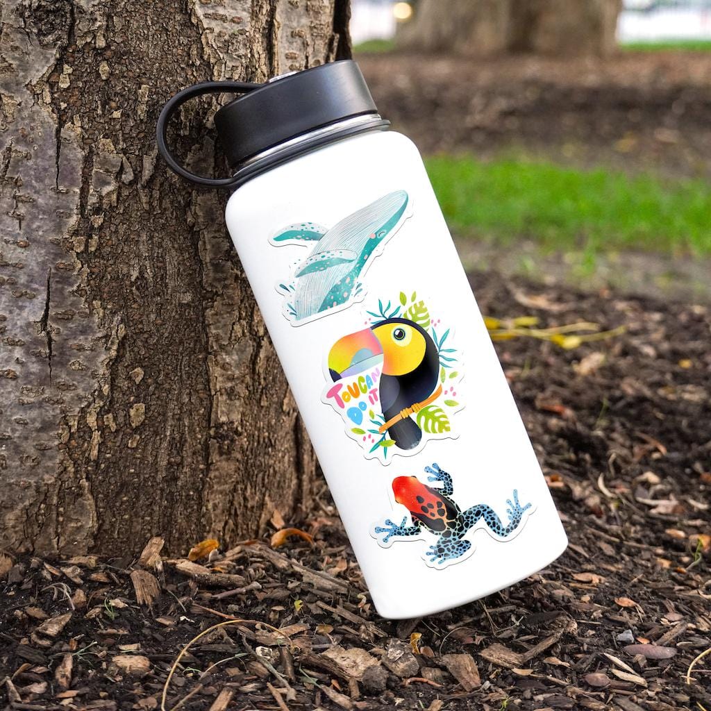  Rainforest Animal Stickers 8 Pack、mySite、ghnorth