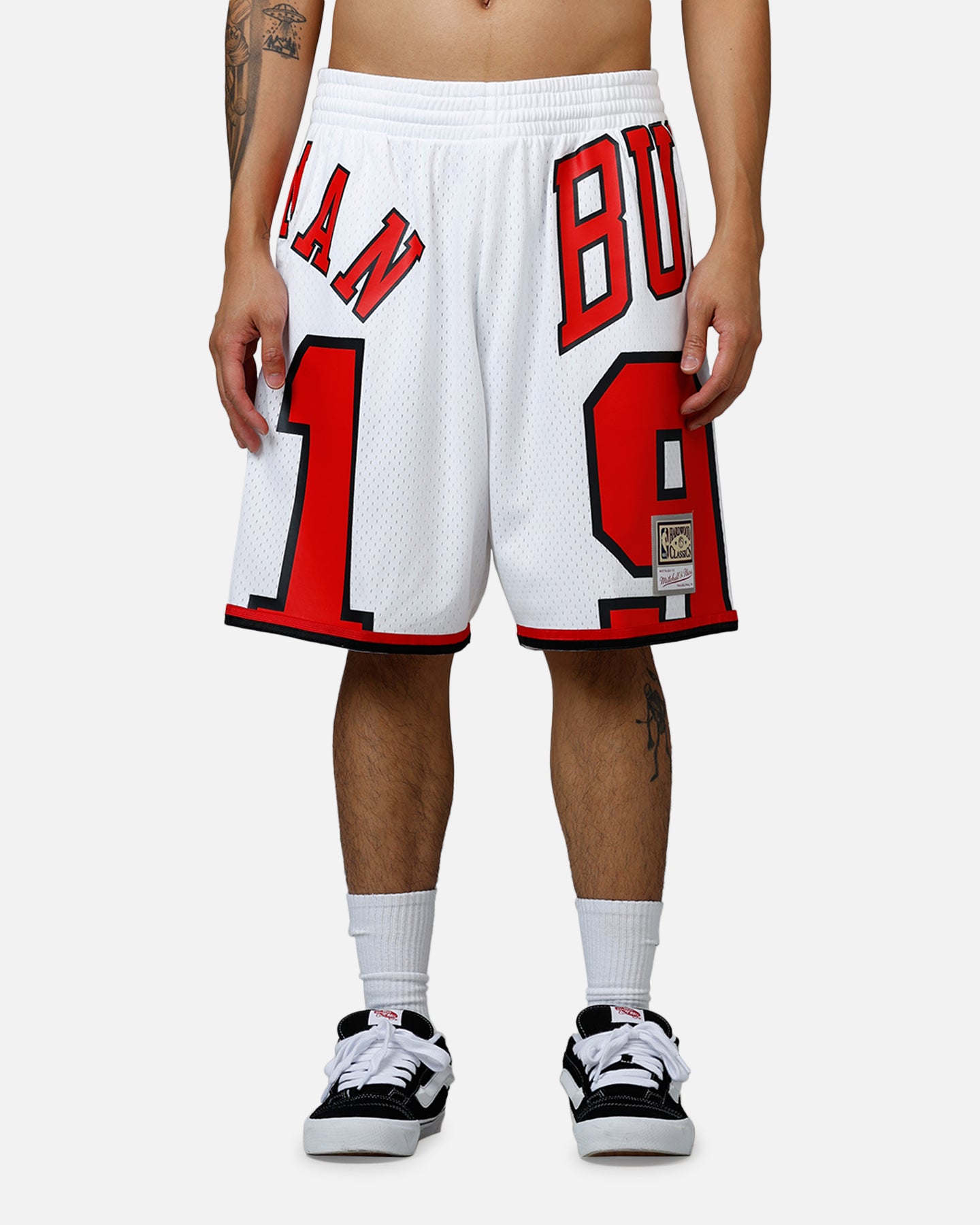 Mitchell & Ness Chicago Bulls Dennis Rodman Maxxed Out Shorts White/Red、mySite、zt4zffjzw