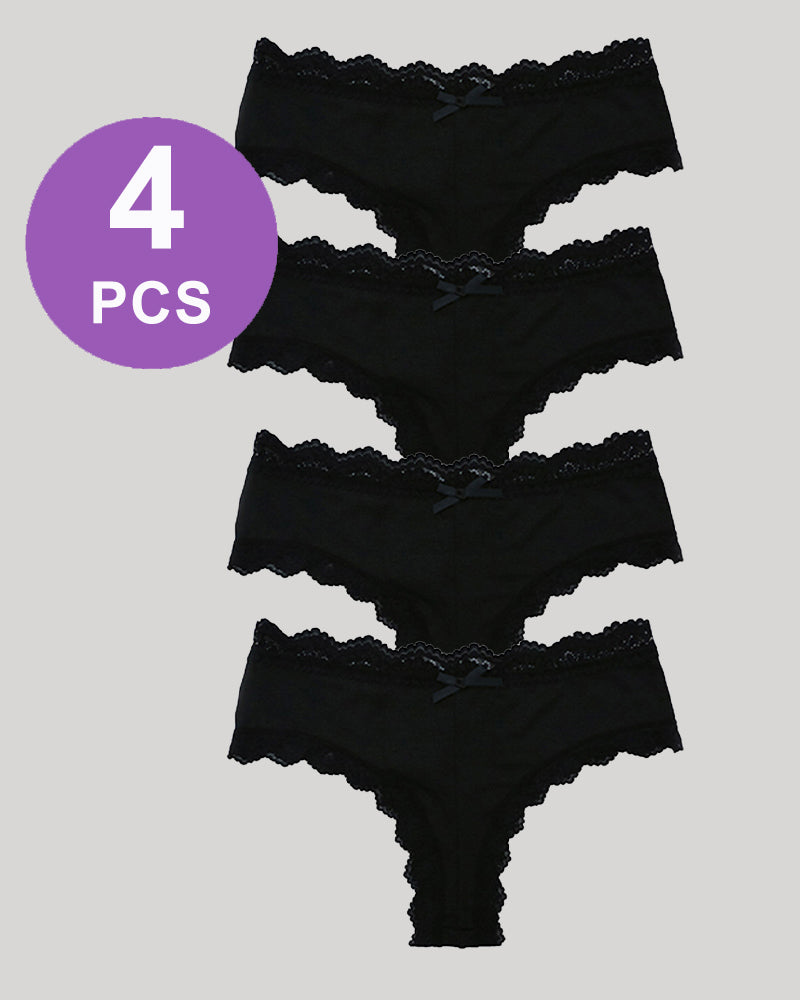 Hipster Lace Trim Seamless Panty Set、mySite、bengalsvssteelers