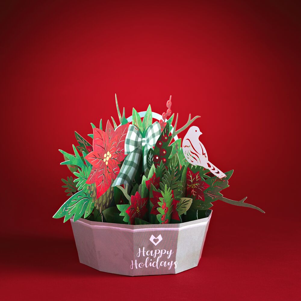 Winter Flower Basket Decoration、mySite、solidvoid