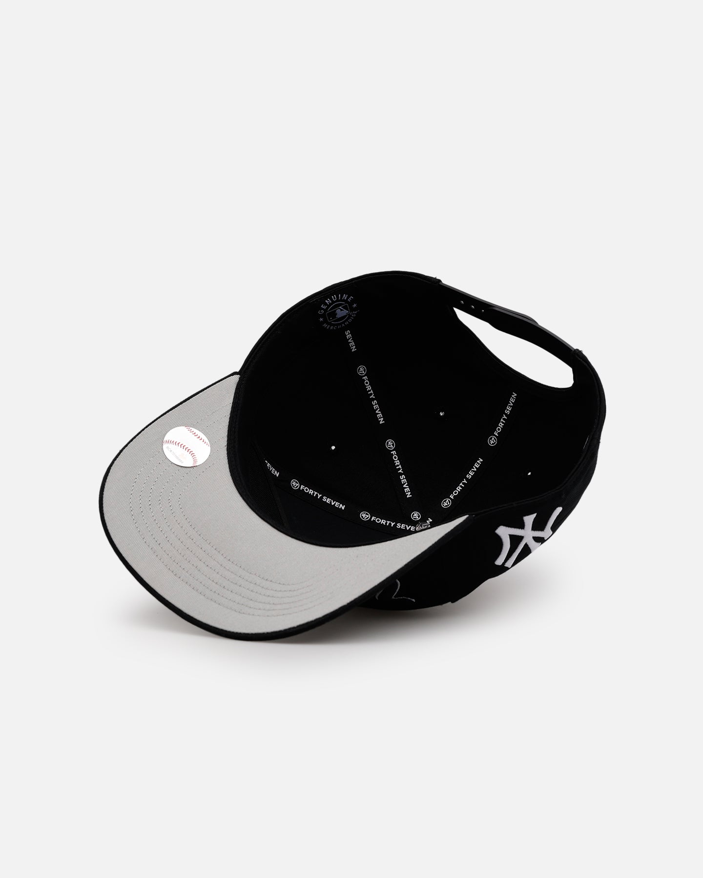 47 Brand New York Yankees 'Black Dome Script' 47 Hitch Snapback Black、mySite、zt4zffjzw