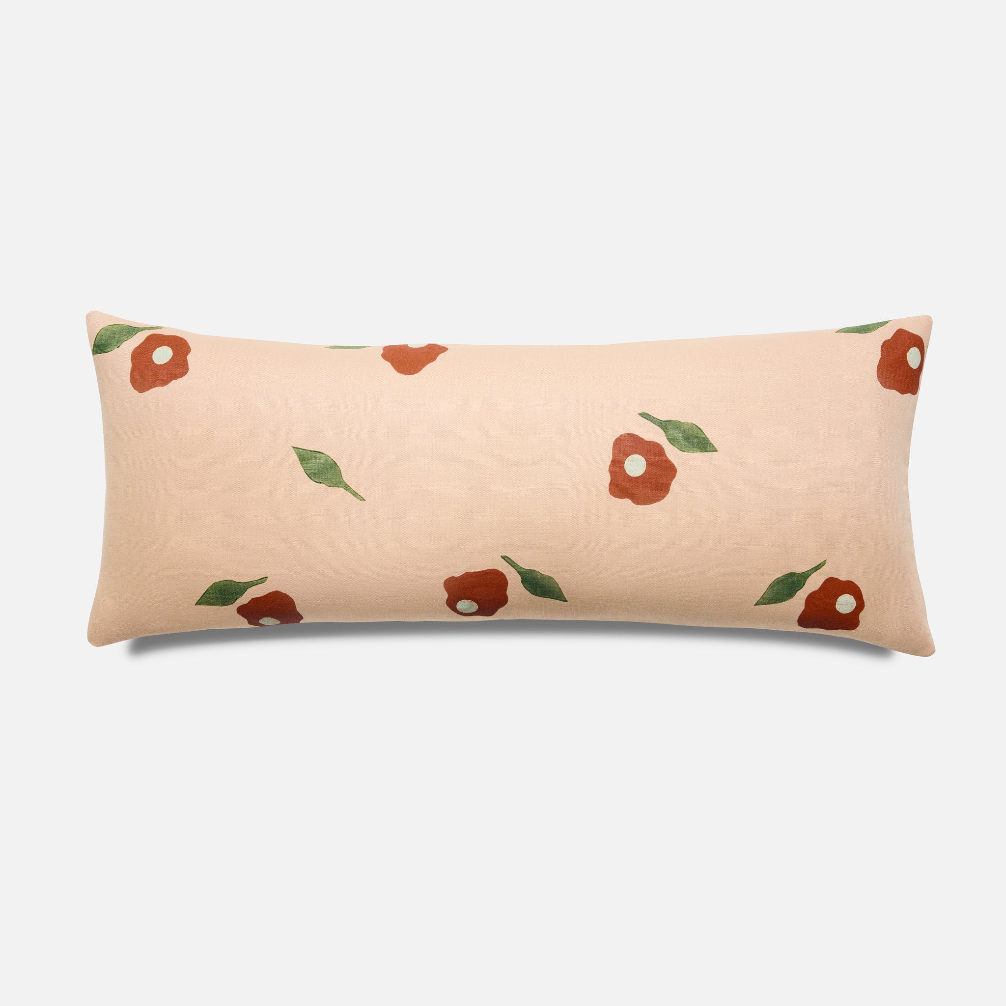  Caroline Z. Hurley Hand Block Print Lumbar Pillow Cover、mySite、sugarbowlscore