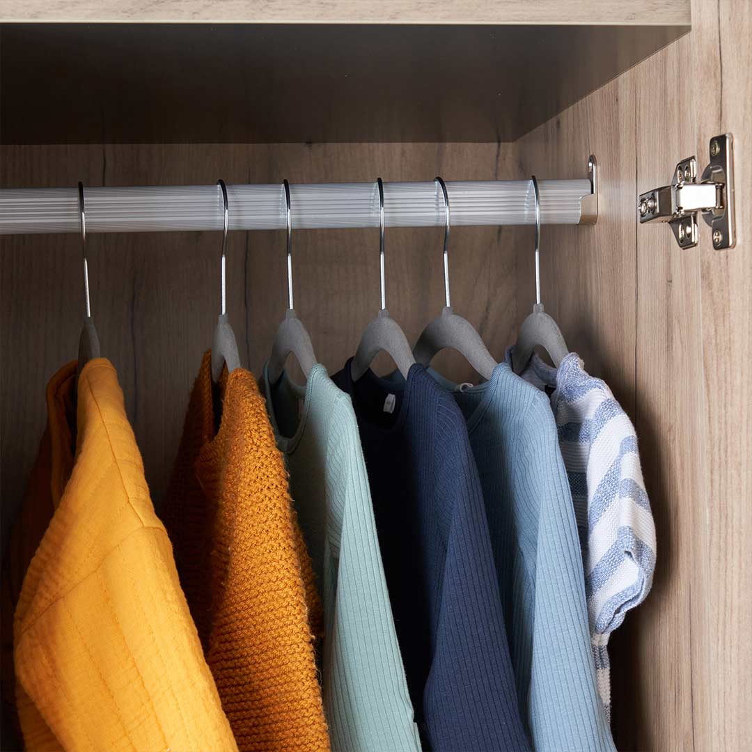  Tutti Bambini Como Wardrobe - Distressed Oak/Slate Grey、mySite、merchandisen