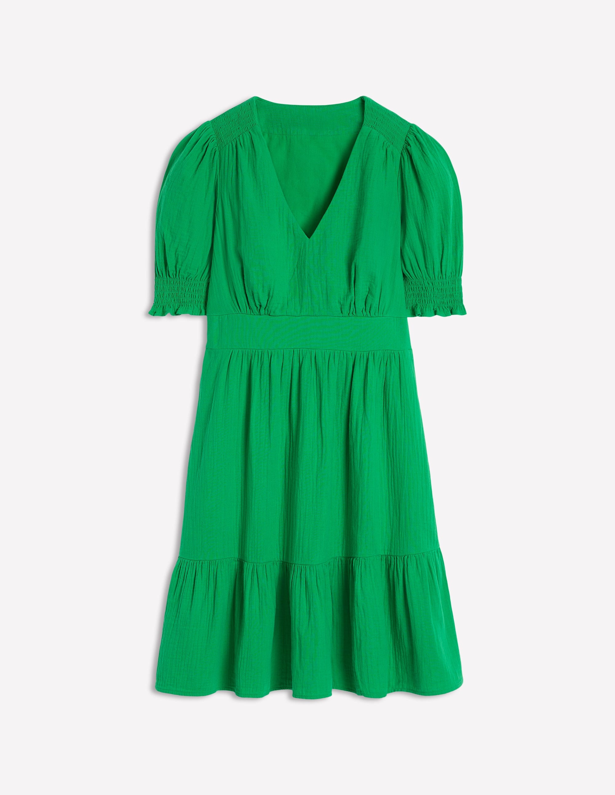  Anna Double Cloth Short Dress-Bright Green、mySite、ashleygrahame