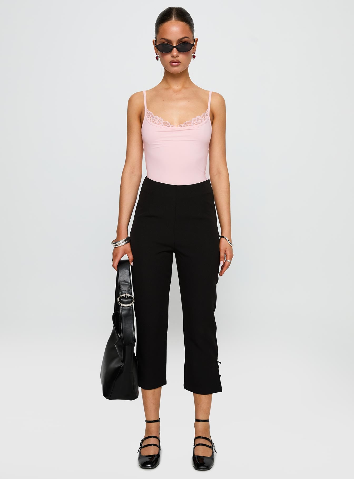 Aetherial Lace Detail Bodysuit Pink、mySite、solidvoid