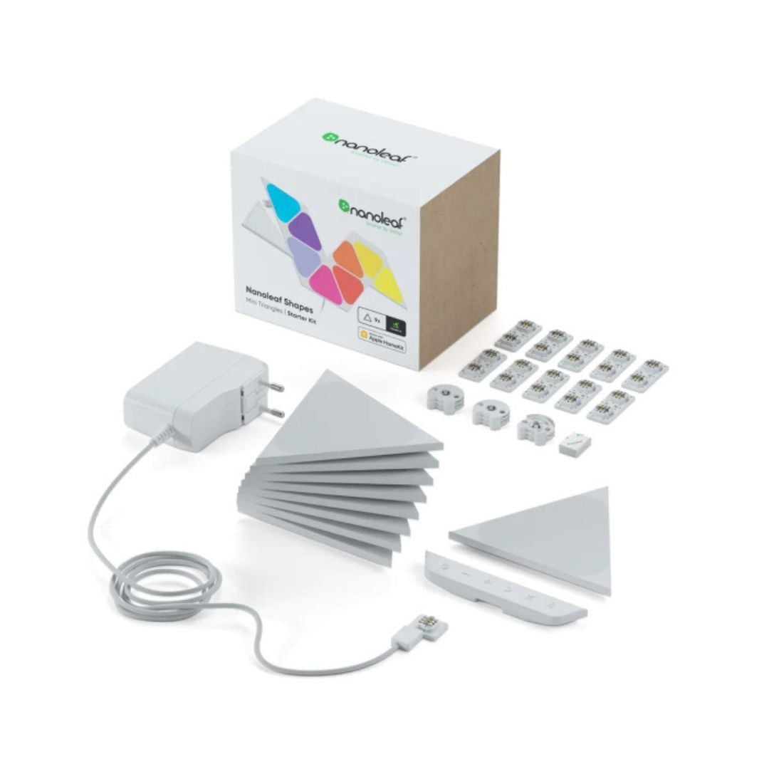Nanoleaf Triângulos Kit Inicial com 9 painéis、mySite、fannypackpong