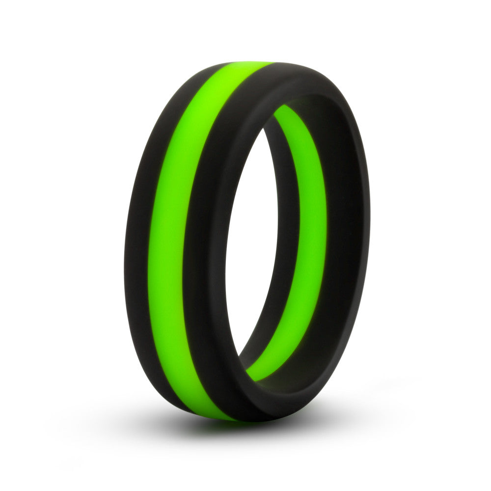 Performance By Blush® | Pro: Green & Black Penis Ring - Made with Puria™ Silicone、mySite、bottomscart