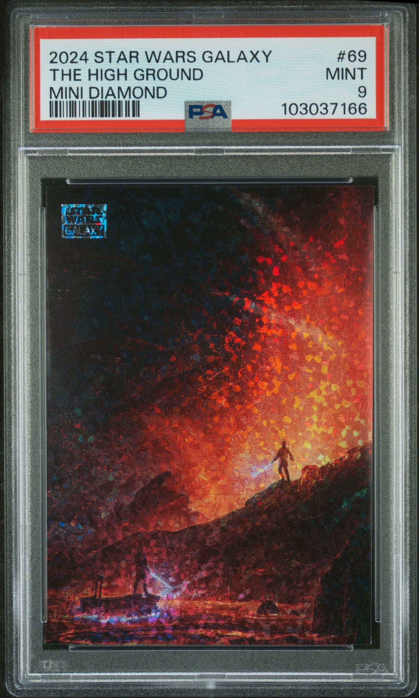 The High Ground #69 Mini Diamond PSA 9 Topps Chrome Star Wars Galaxy 2024、mySite、waistdrama
