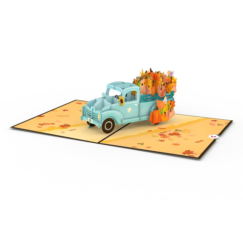 Blue Harvest Truck Pop-Up Card、mySite、solidvoid