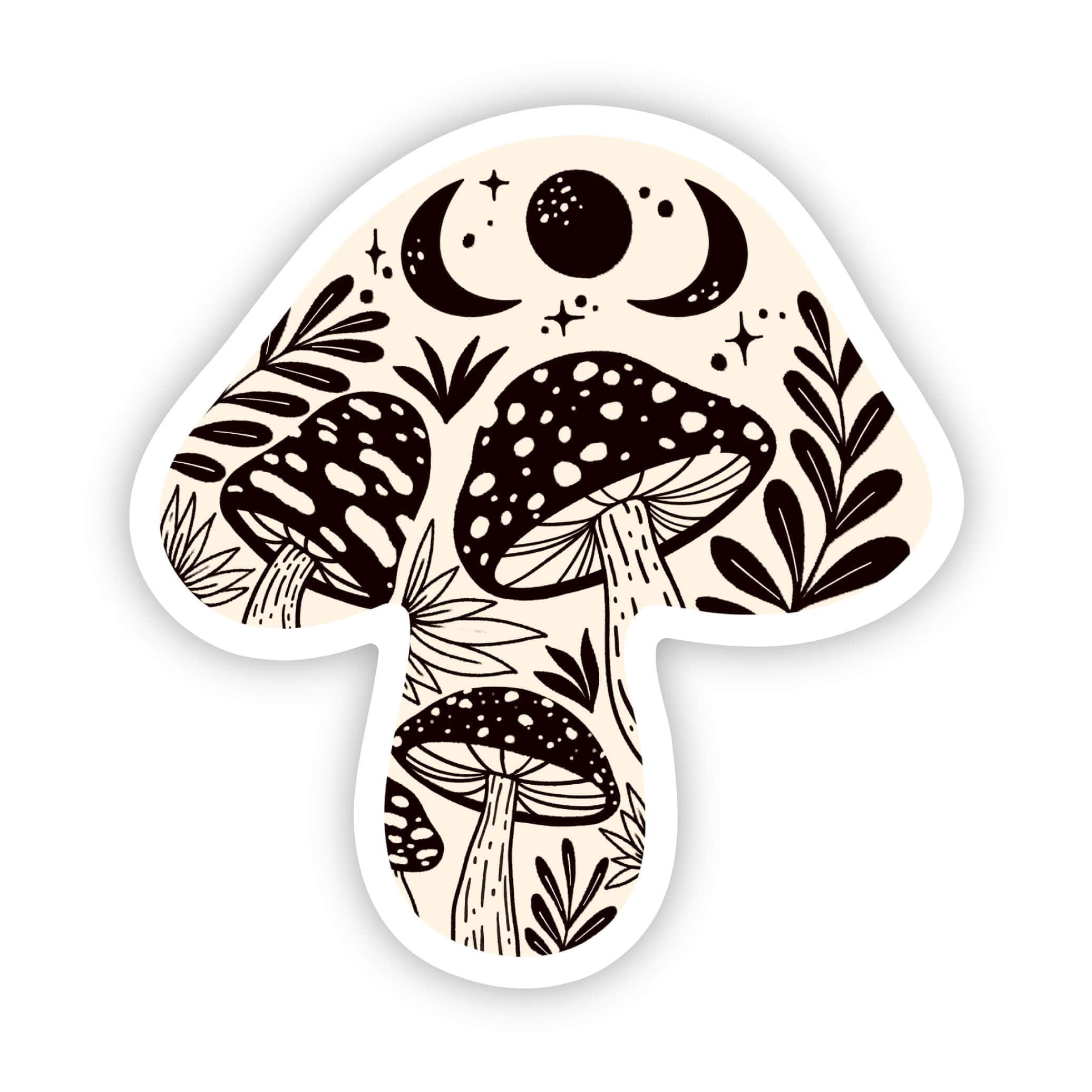  Mushroom abstract sticker、mySite、elrpsem3k