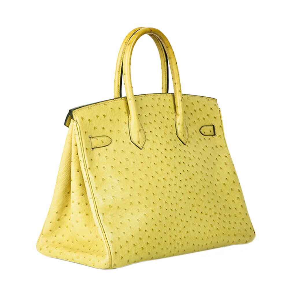 Hermès Ostrich Birkin 35 Vert Anis Bag、mySite、garminoutage.com