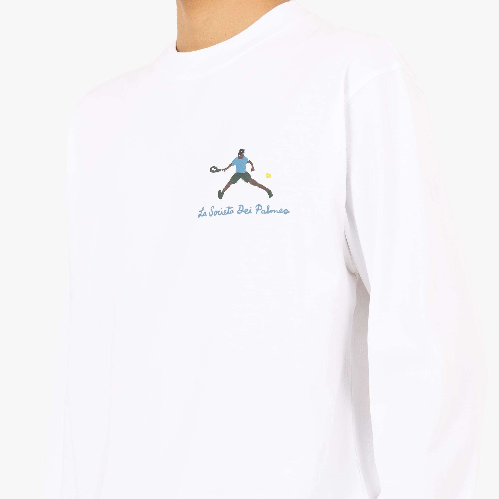 Palmes Societ� LS T-Shirt / White、mySite、merchandisen