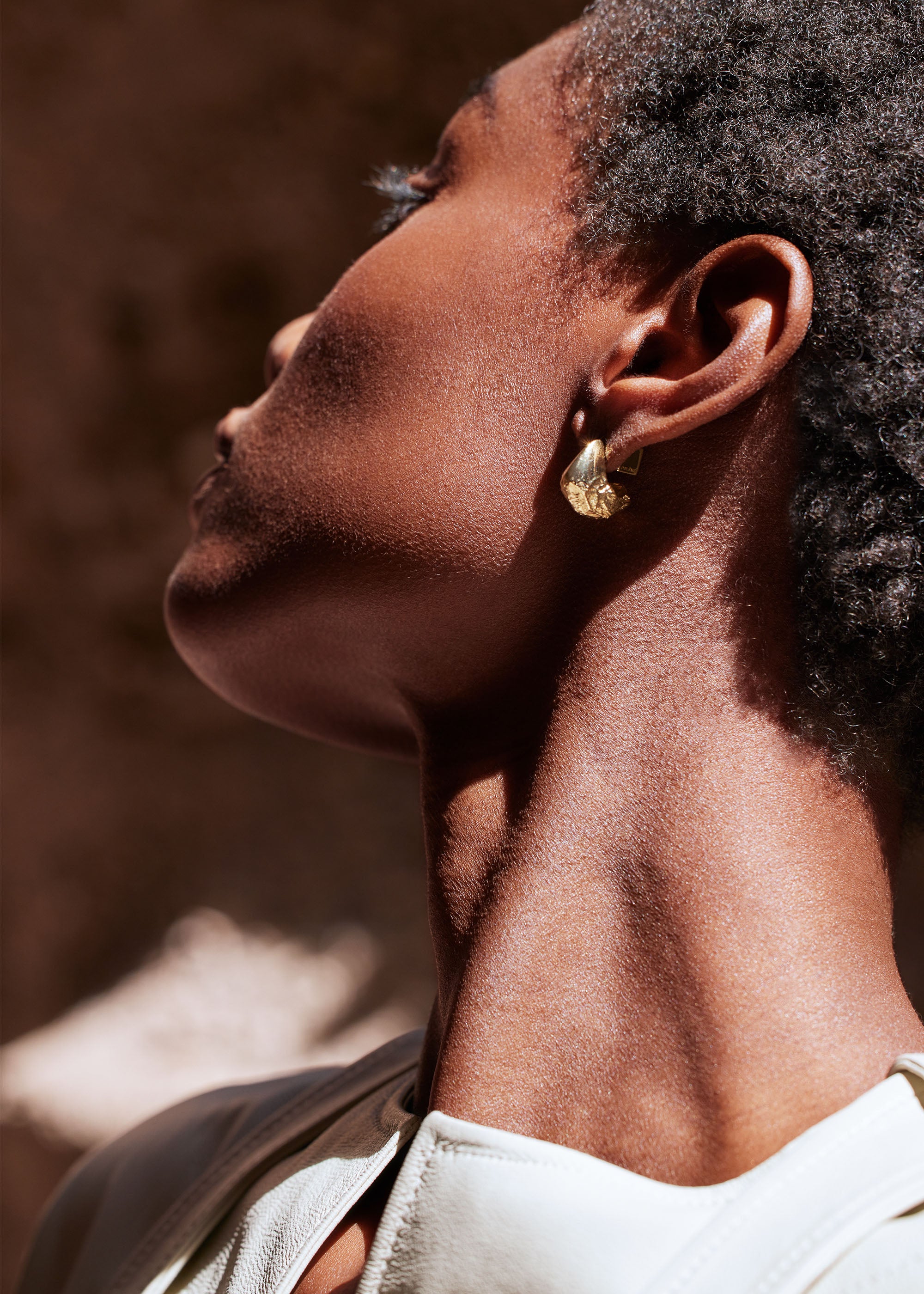 Puces d��oreilles Eroz - Dor茅e � l��or 24 carats、mySite、camillekostekn