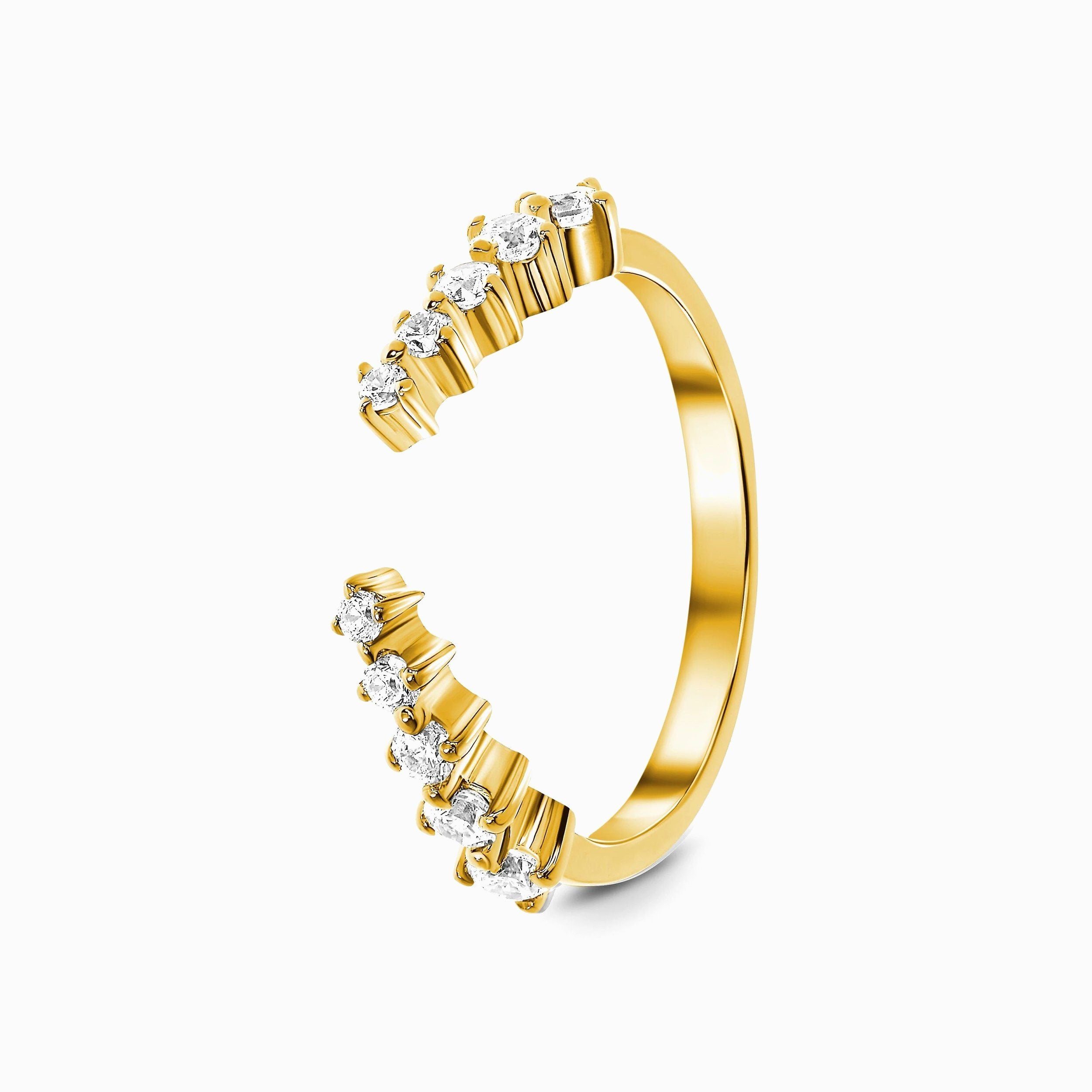 Ring - Cascade Band、mySite、hinf8tx79