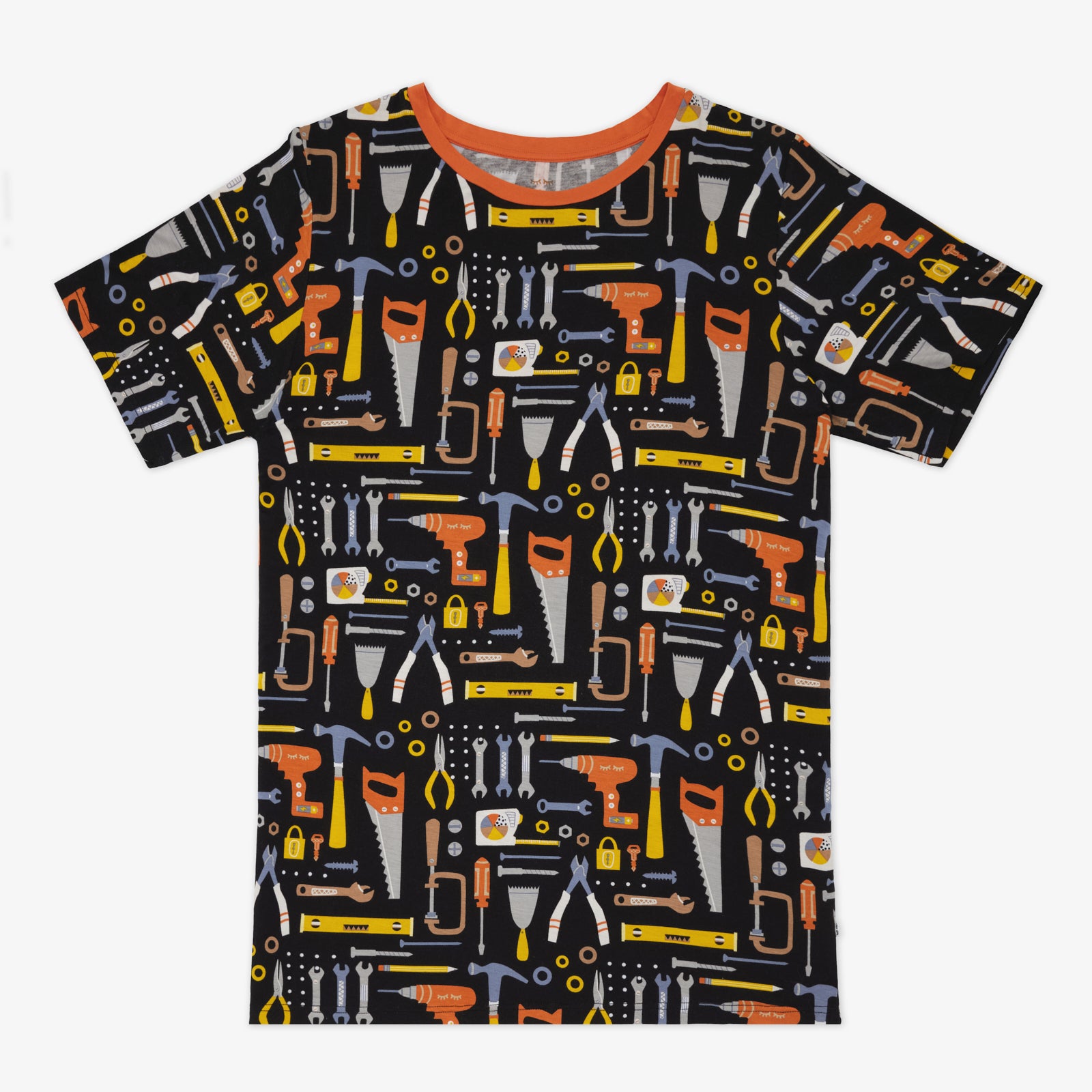 Little Builders Men's Short Sleeve Pajama Top、mySite、g9winljtr