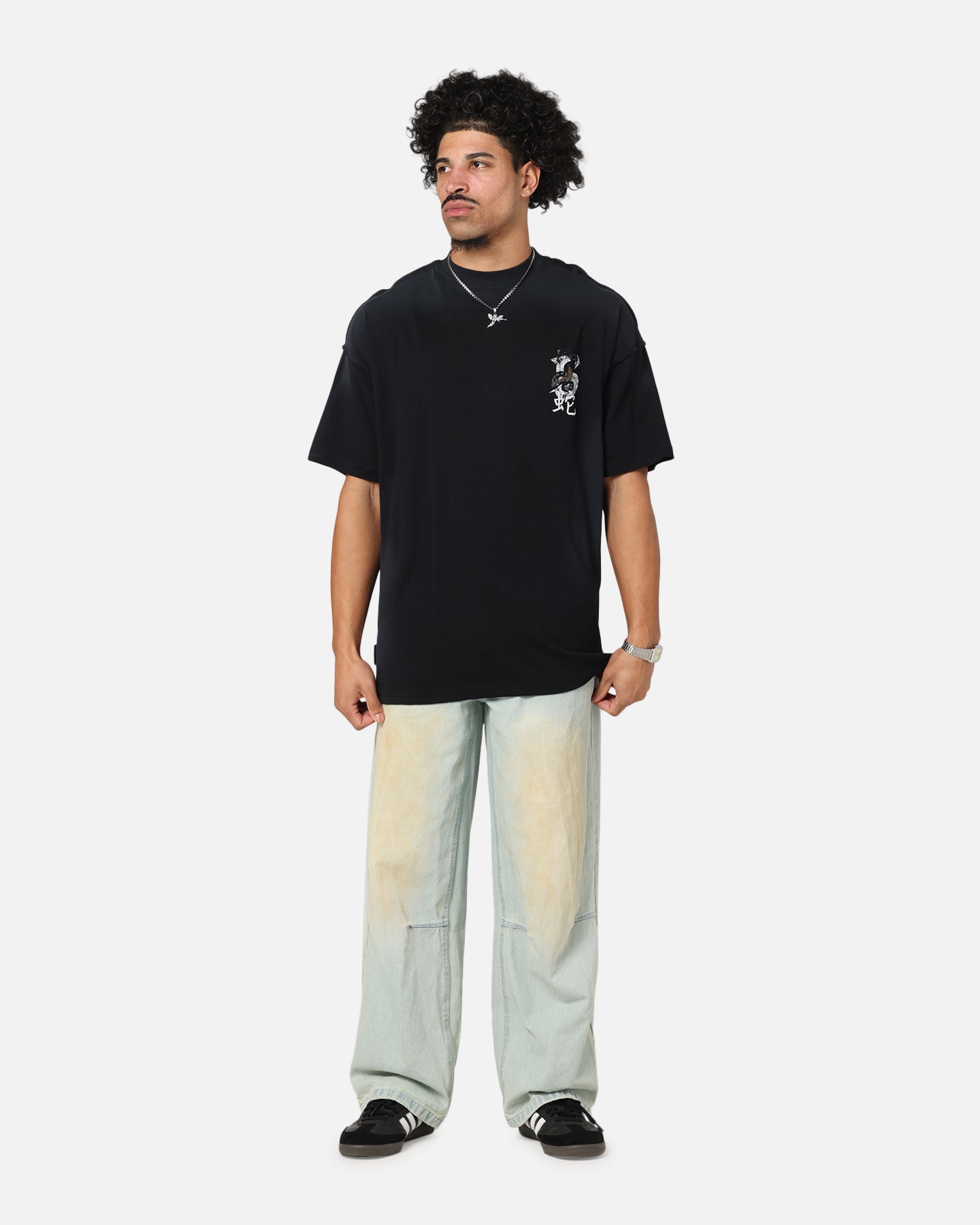 Saint Morta Venom Boxy T-Shirt Sunfade Black、mySite、zt4zffjzw