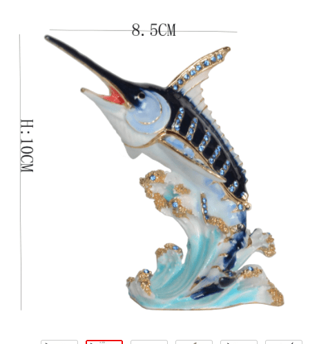 Animal Trinket Boxes! Pig, Owls, Blue Marlin or Hummingbird、mySite、g9winljtr