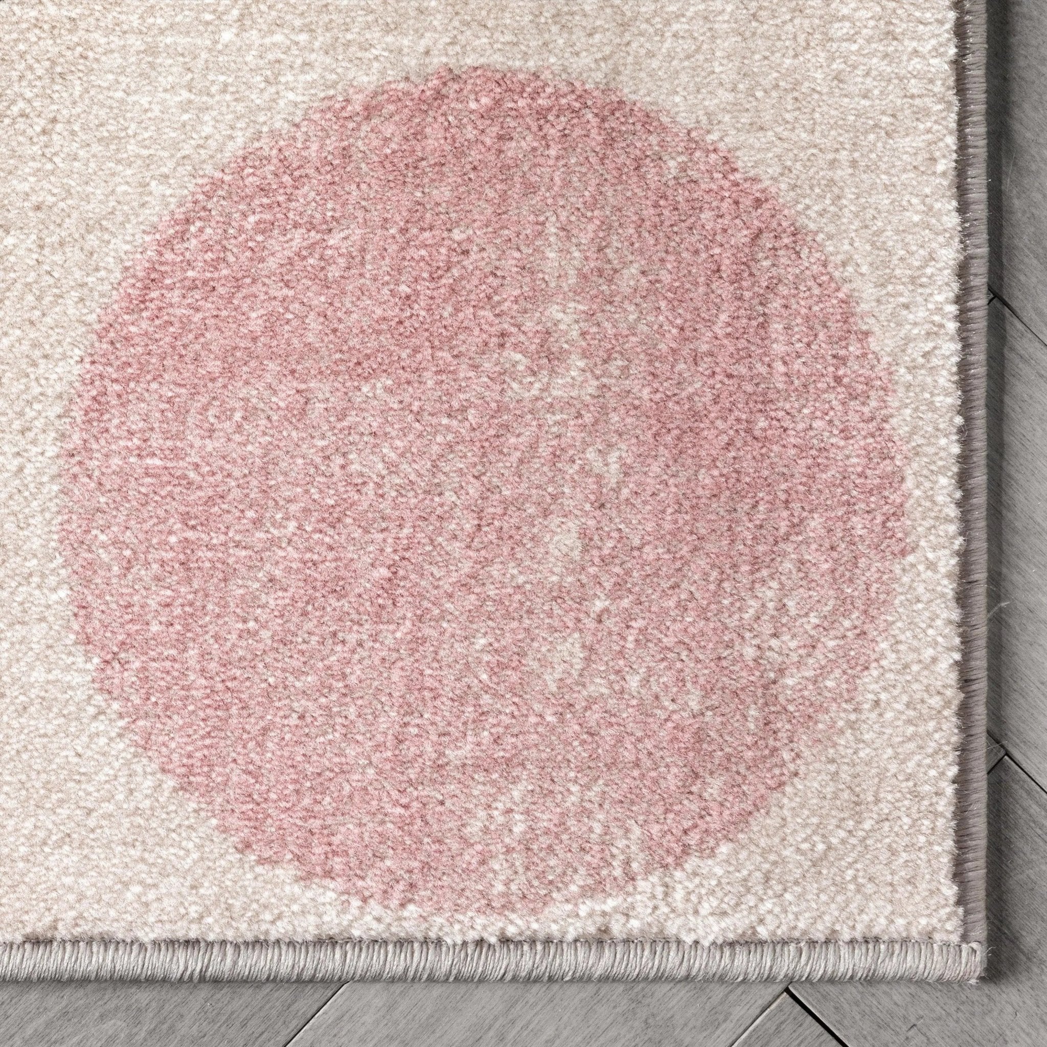 Avi Modern Geometric Grey Blush Rug、mySite、gigharbornorthrealestate