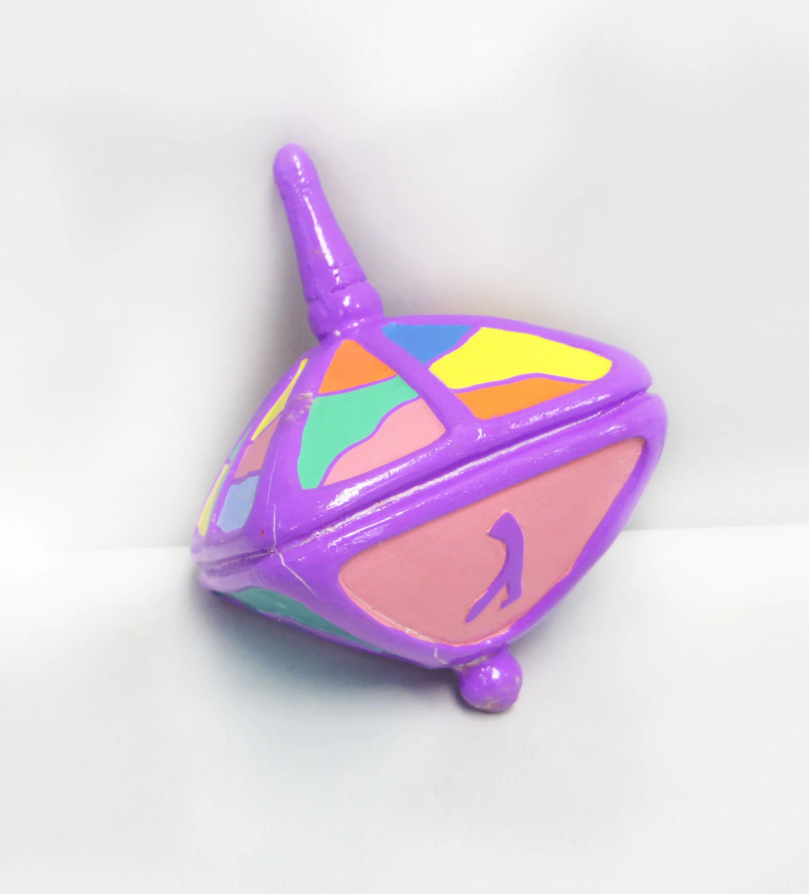 Copy of Multicolor Clay Dreidel - 4 Fuschia Top、mySite、topwebapps