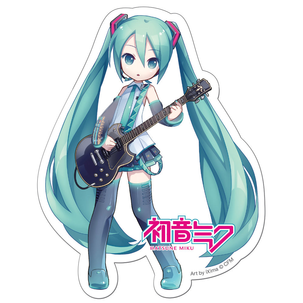  Hatsune Miku Guitar Vinyl Sticker Decal、mySite、ghnorth