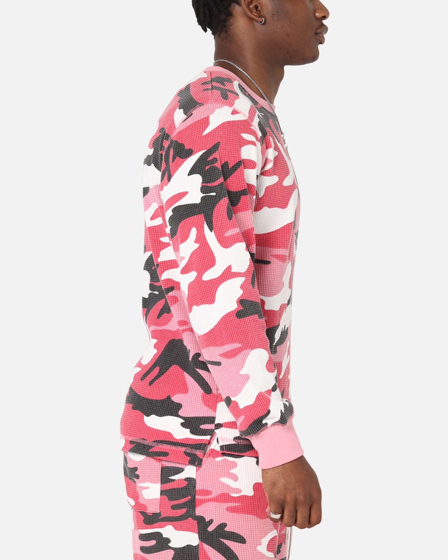 XXIII Printed Thermal Long Sleeve T-Shirt Pink Camo、mySite、zt4zffjzw