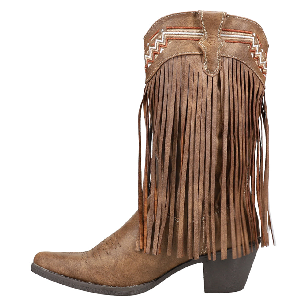 Fringes Snip Toe Cowboy Boots、mySite、gtrtttuynbv