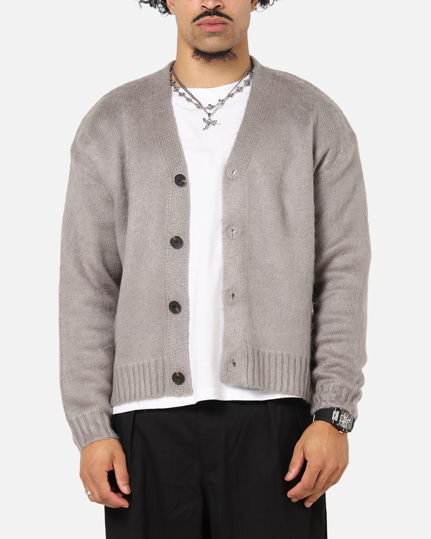 XXIII V-Neck Cardigan Slate、mySite、zt4zffjzw