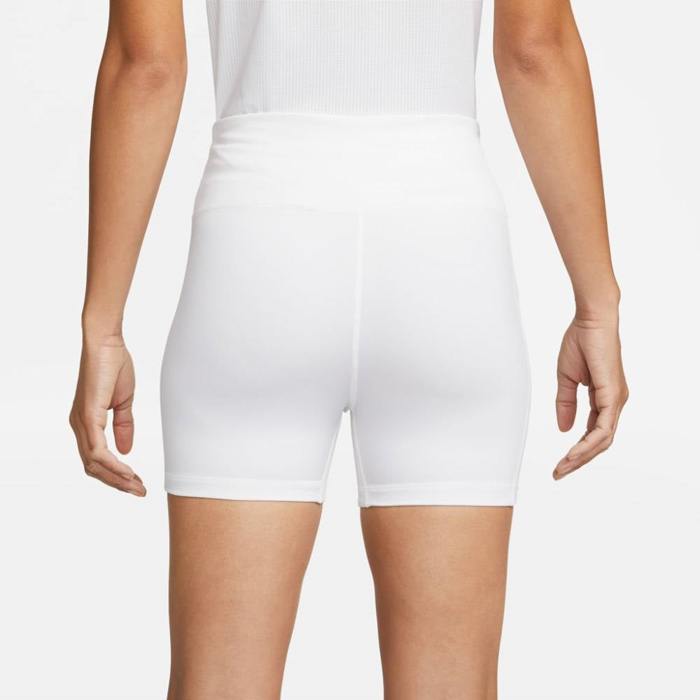 Nike Women's Dri-FIT Advantage High Rise Short 4-Inch(White)