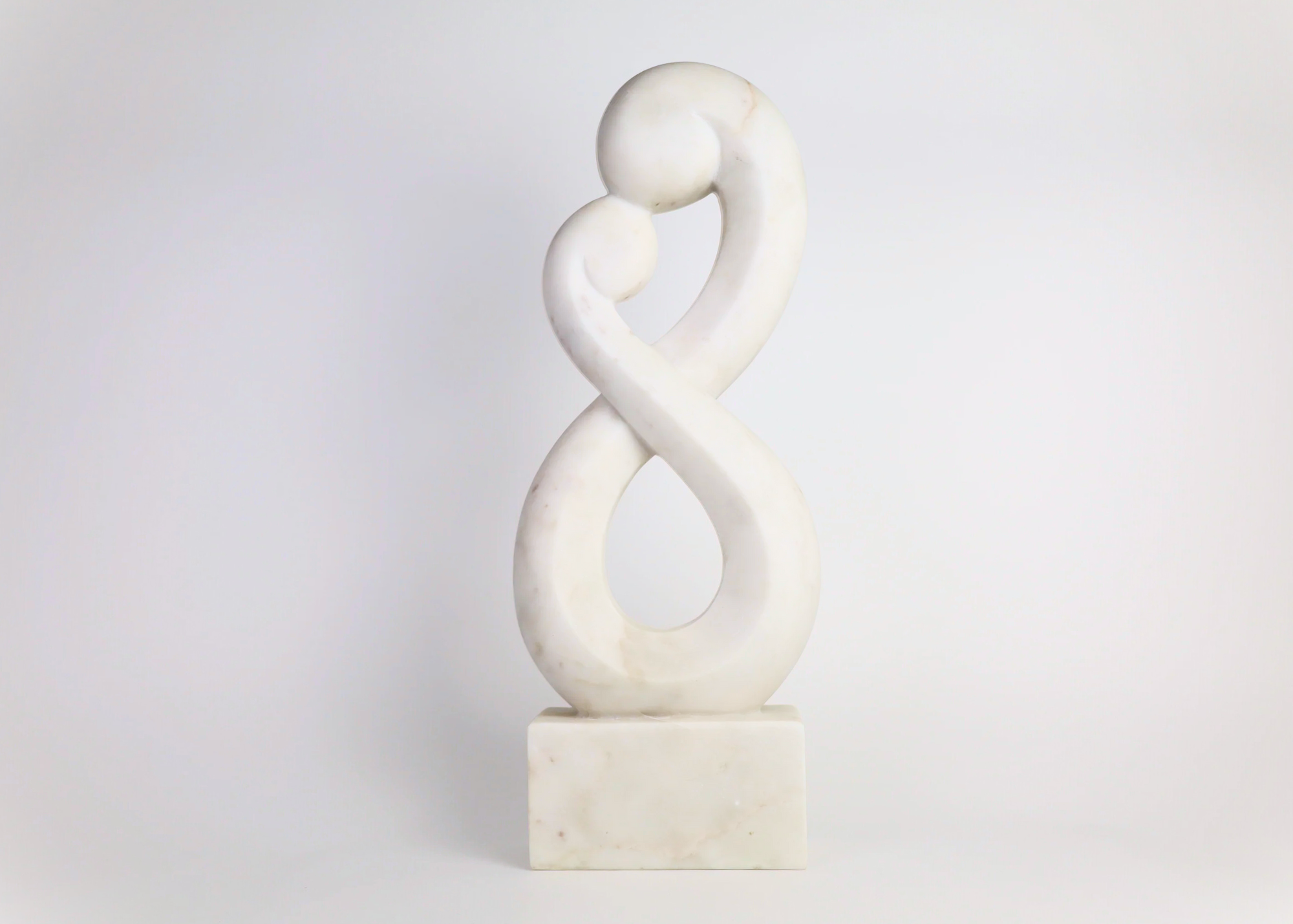 Mother & Child II - White Marble (48 cm)、mySite、topwebapps