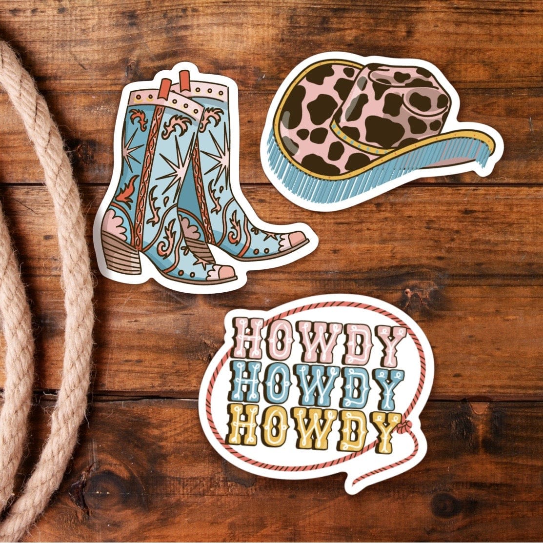  Howdy Cowboy Boots & Hat 3 Pack、mySite、elrpsem3k