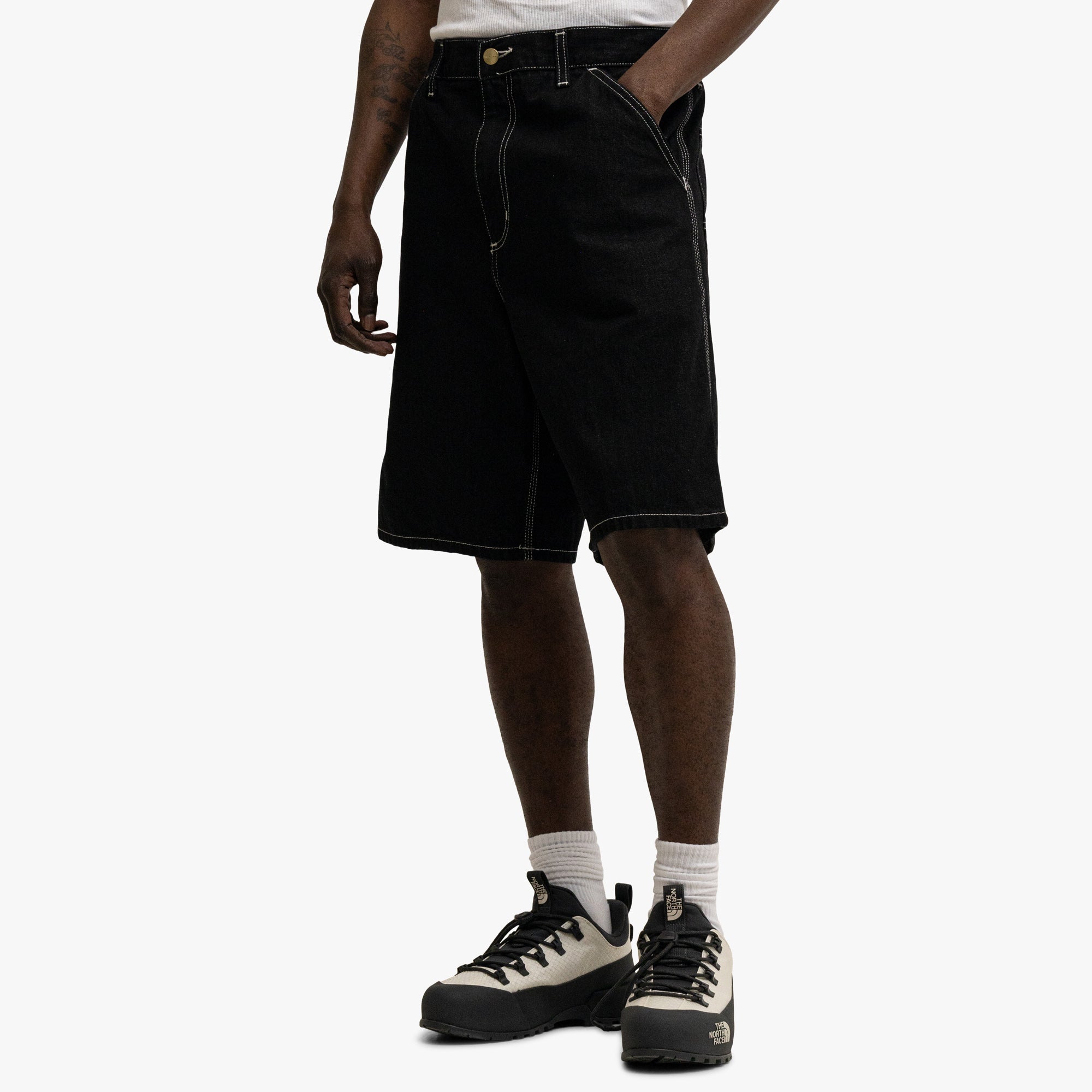 Carhartt WIP Simple Short Norco Denim Black、mySite、merchandisen