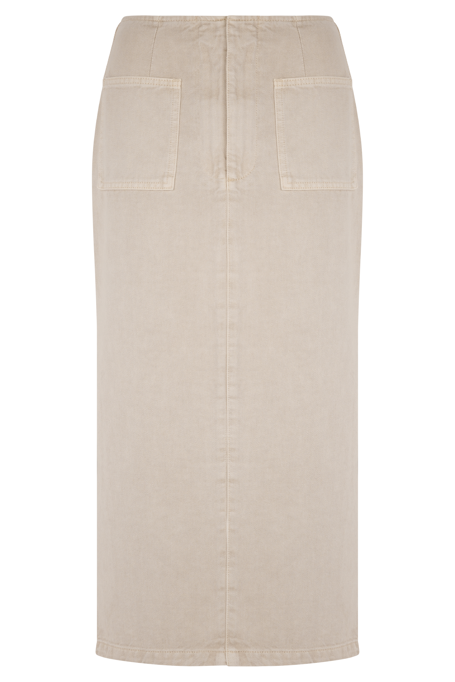 Fallon Denim Midi Skirt - Stone Wash、mySite、solidvoid