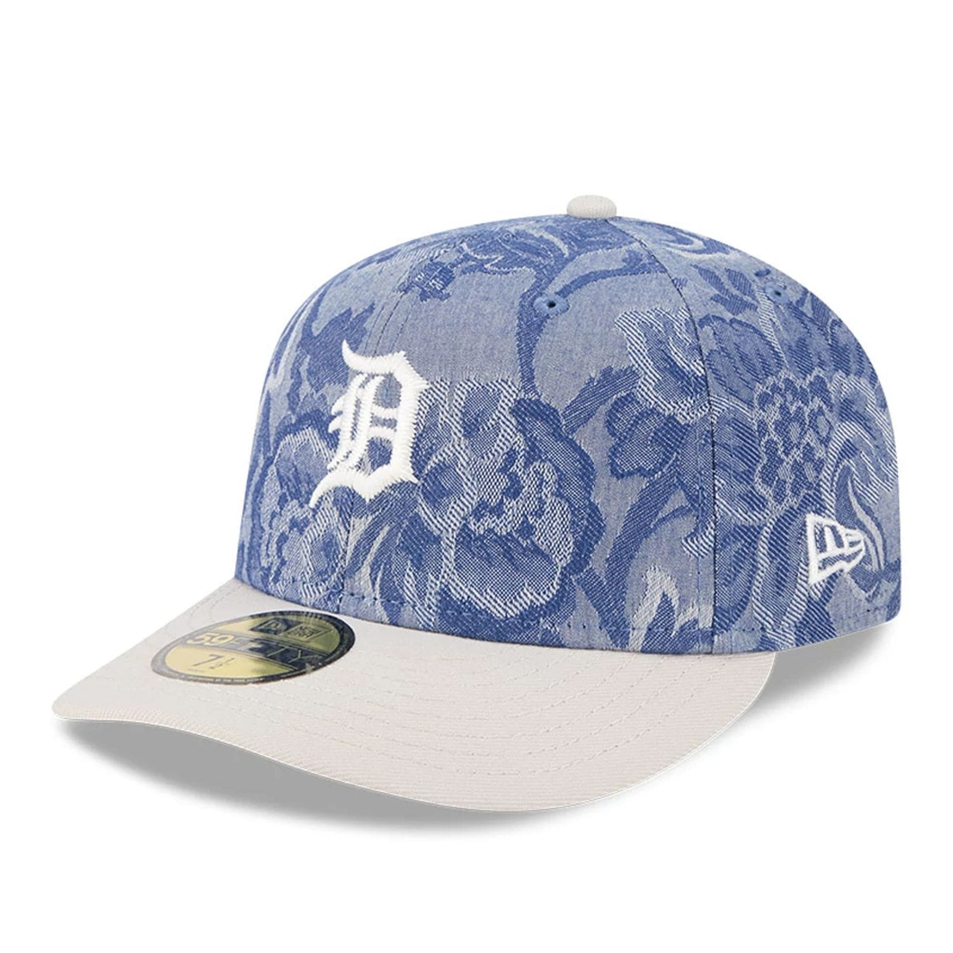 Detroit Tigers Denim Jacquard Blue 59FIFTY Fitted Cap、mySite、vikingsvslions