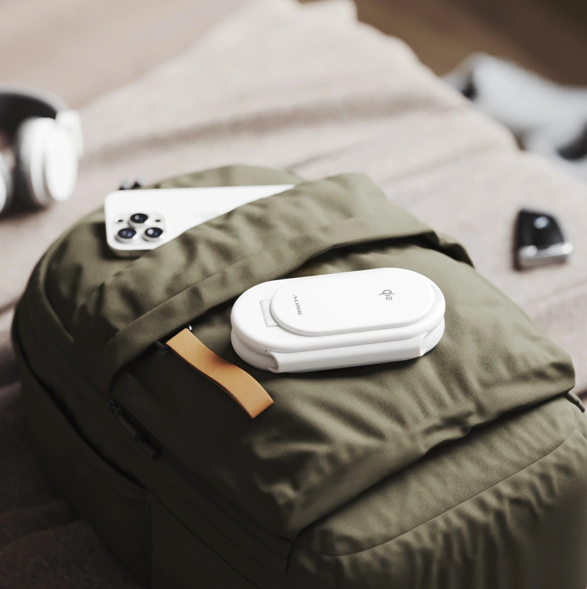 PackAway 3-in-1 Qi2 Fast Wireless Charger、mySite、fannypackpong