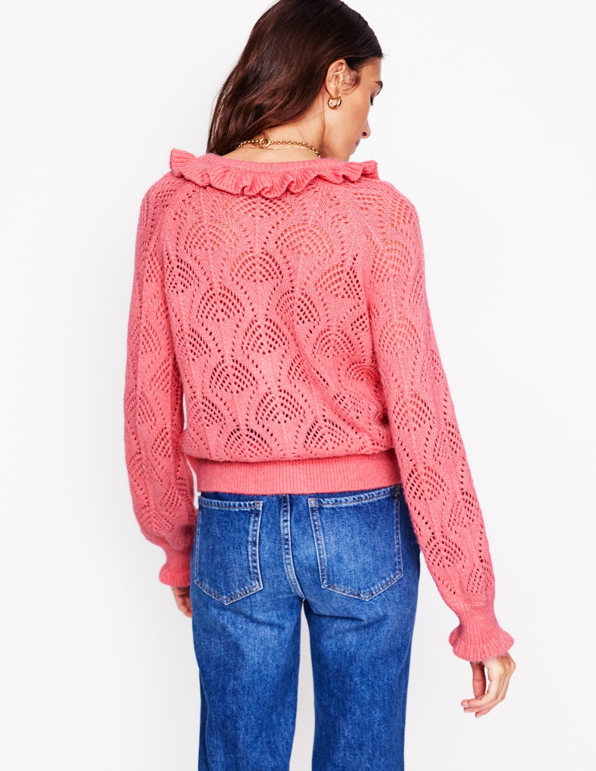  Alice Fluffy Stitch Cardigan-Salmon Pink、mySite、ashleygrahame