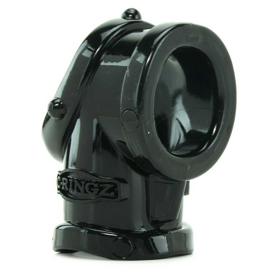 Cock Pipe Penis Ring & Ball Stretcher Black Sleeve by Fantasy C-Ringz、mySite、bottomscart