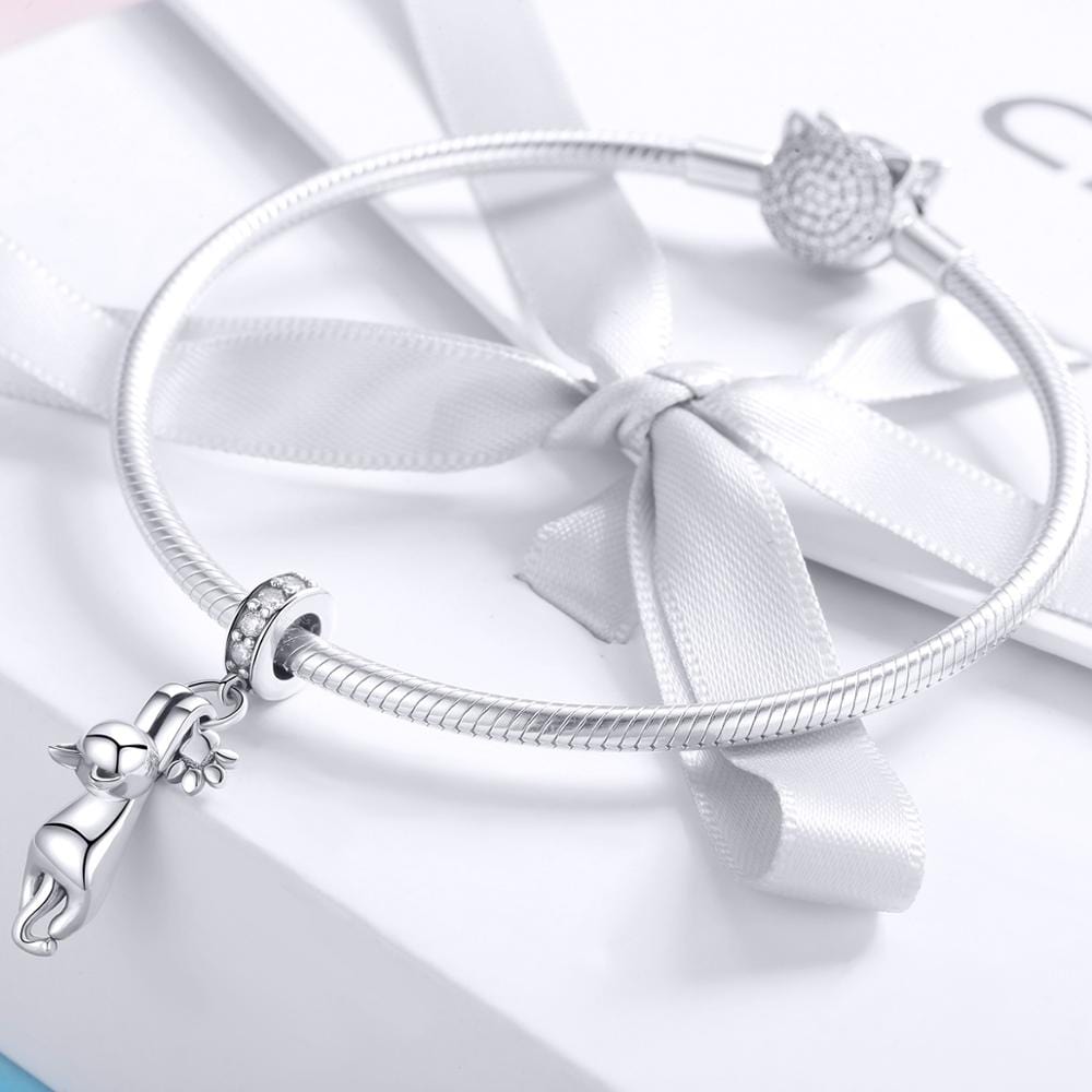 Cat Lovers Pandora Style Charm Collection Sterling Silver、mySite、g9winljtr