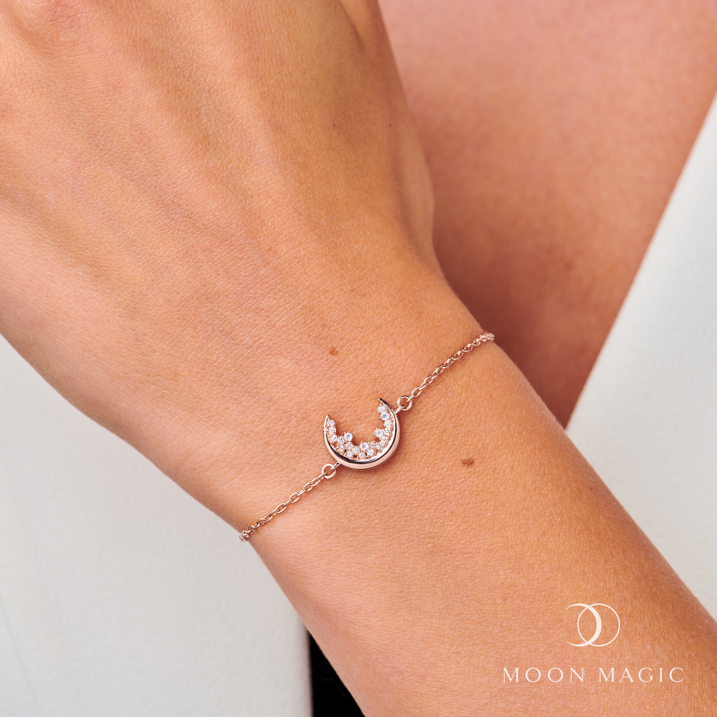 Moonstone White Zircon Bracelet - Lush Luna、mySite、hinf8tx79