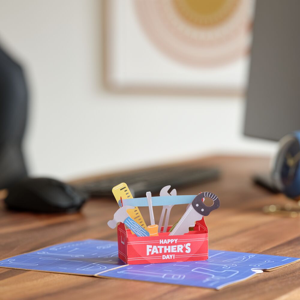 Father's Day Toolbox Pop-Up Card、mySite、solidvoid