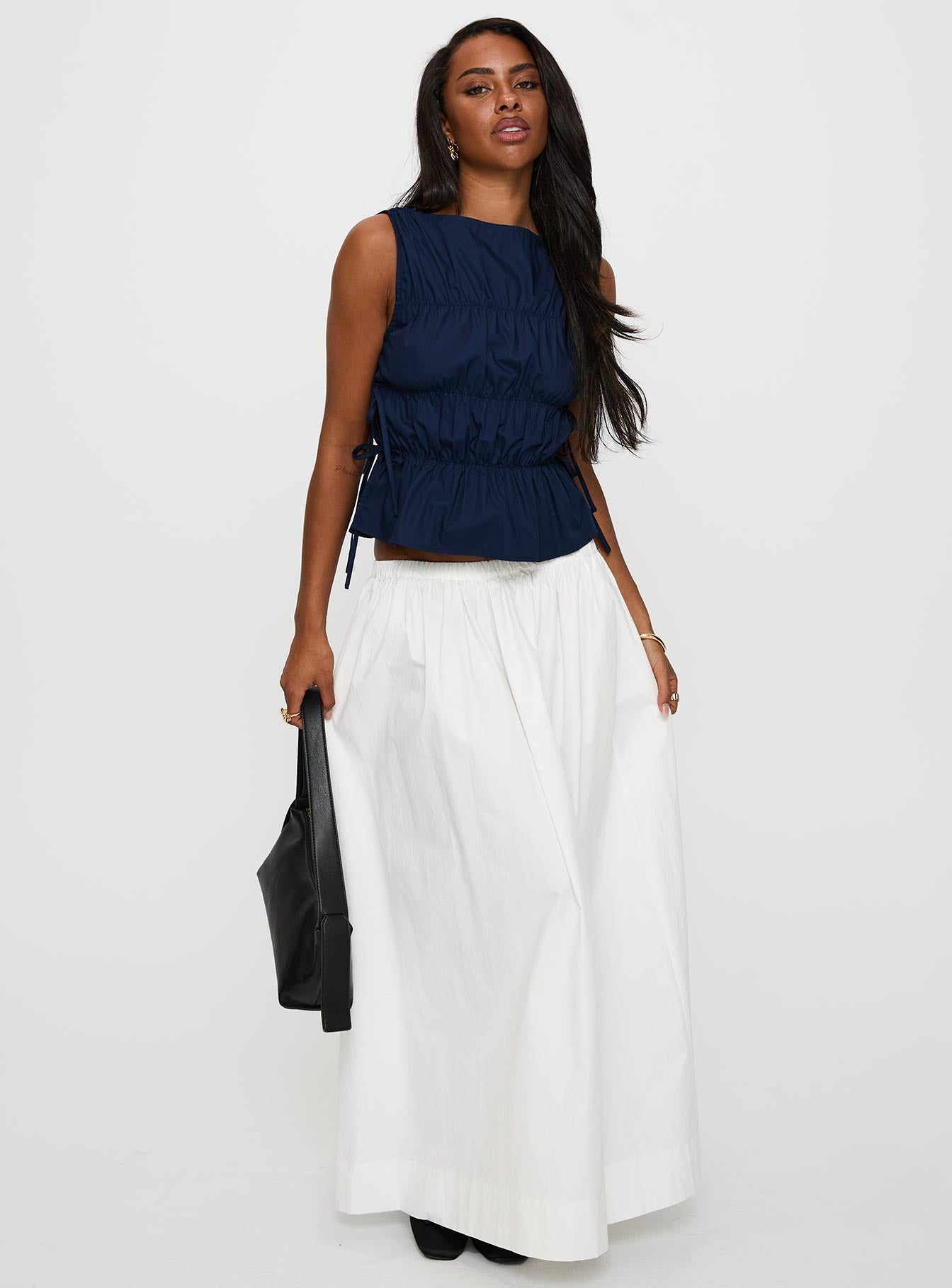 Endless Summers Tie Side Top Navy、mySite、solidvoid