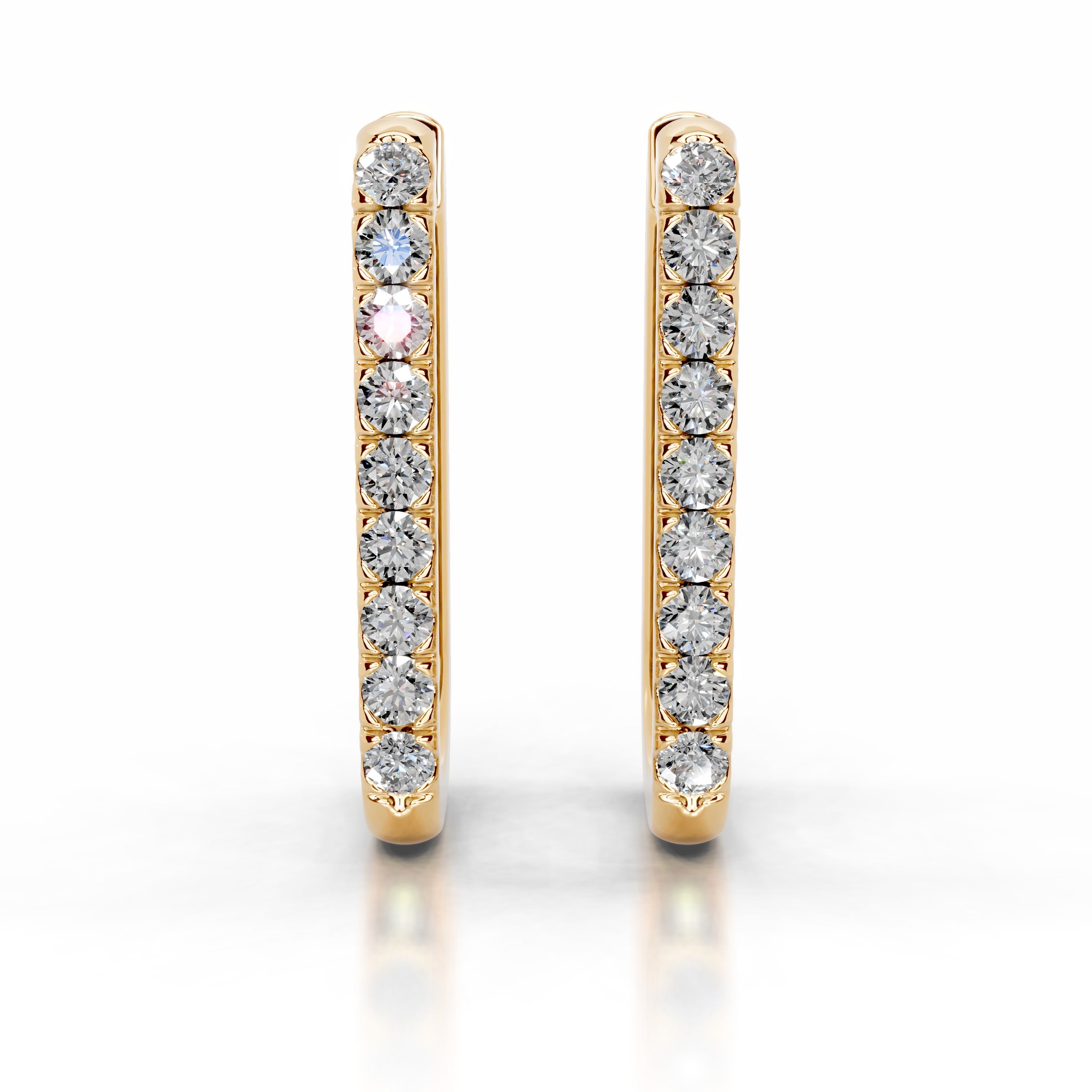 Denise Lab Grown Diamond Earrings - 18K Yellow Gold、mySite、hinf8tx79