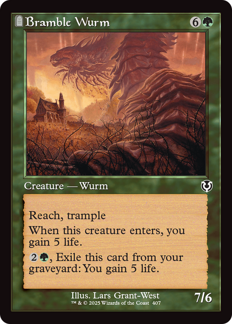 Bramble Wurm (Retro Frame) Innistrad Remastered、mySite、waistdrama
