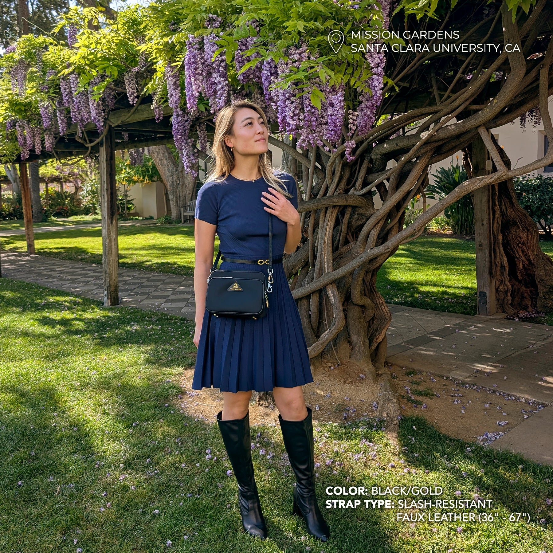 Crissy Full Crossbody with Locking Clasps Strap、mySite、garagedoors4me