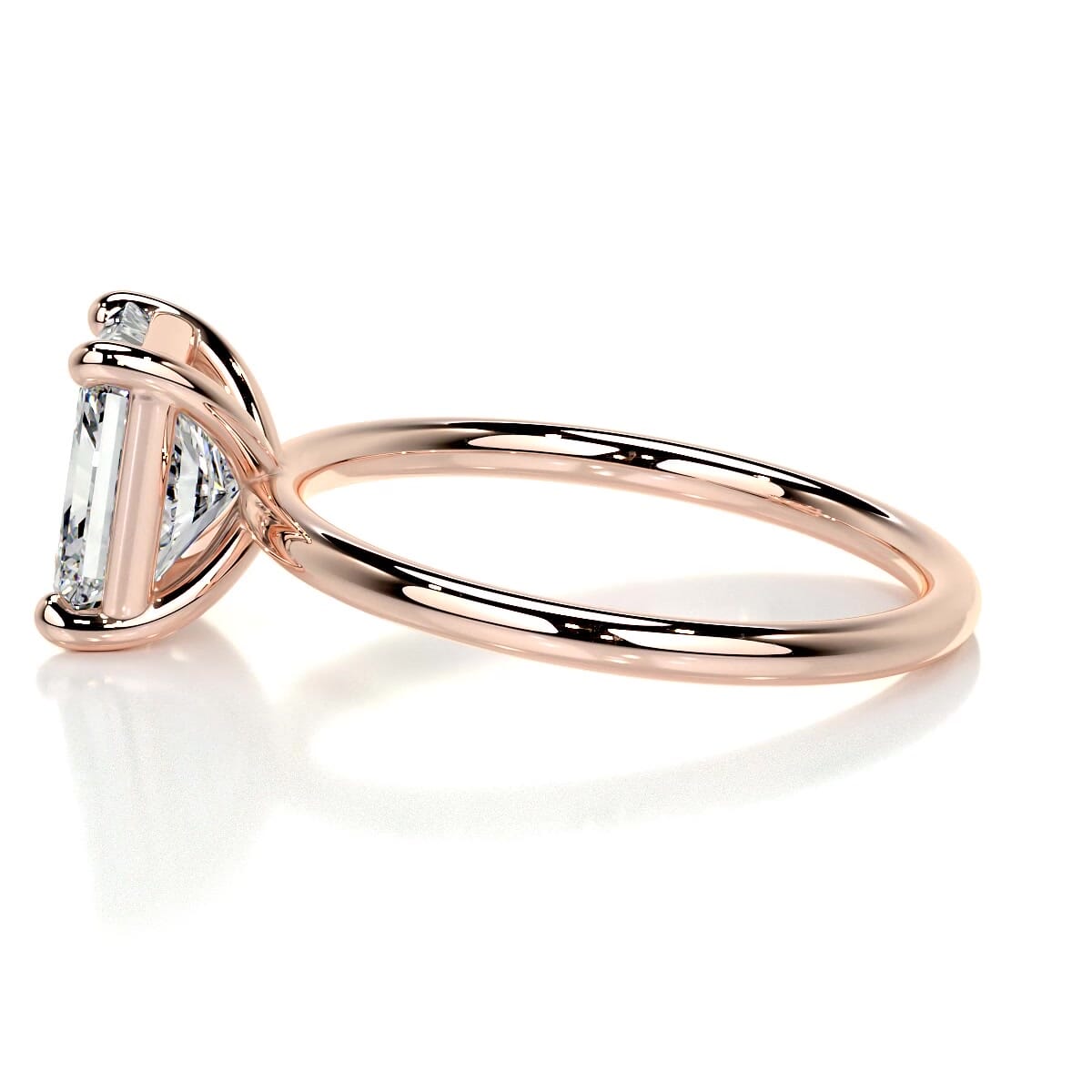 Harper Lab Grown Diamond Ring -14K Rose Gold、mySite、hinf8tx79