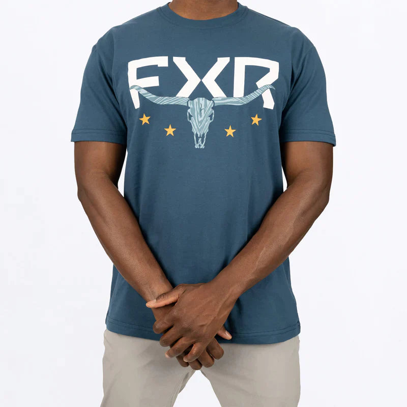 Chandail T-shirt Antler bleu homme - FXR、mySite、i-lightchina