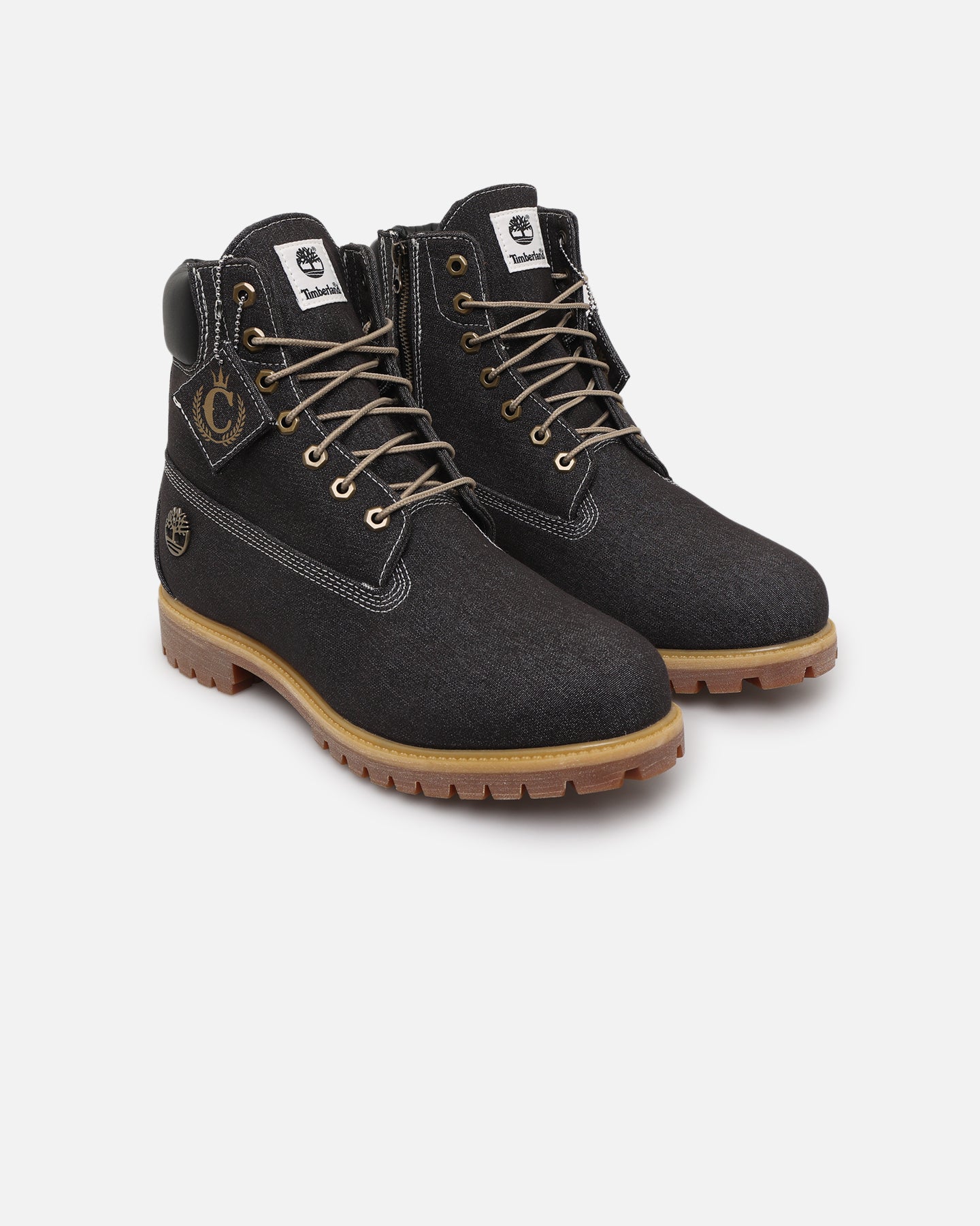 Timberland X Culture Kings 6 Black Denim Premium Boot Black Denim、mySite、zt4zffjzw