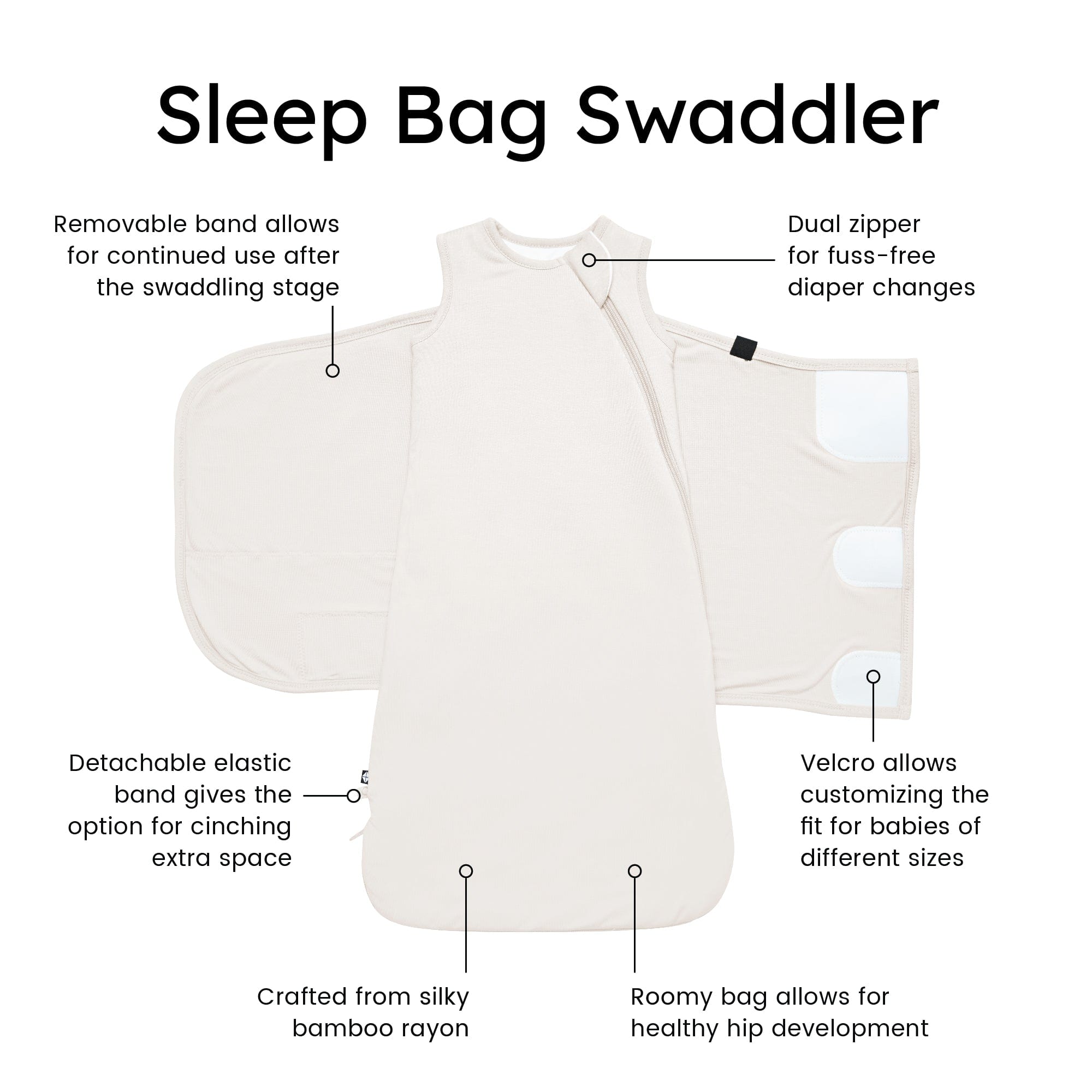  Sleep Bag Swaddler in Oat 1.0、mySite、layawaytickets