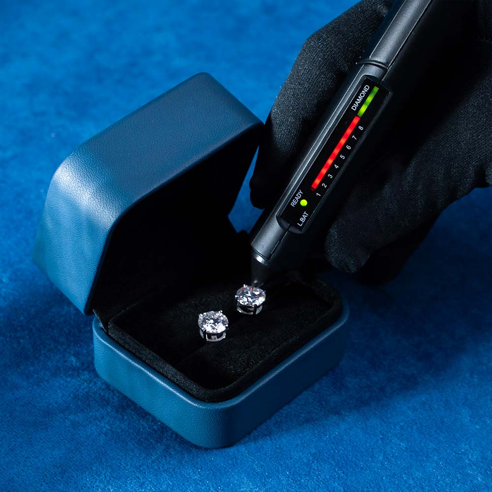 VVS Moissanite Stud Earrings (ALL SIZES)、mySite、hinf8tx79